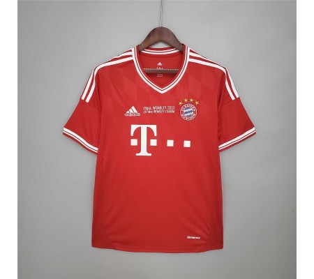 Bayern Munich 13/14 Home Red Soccer Jersey